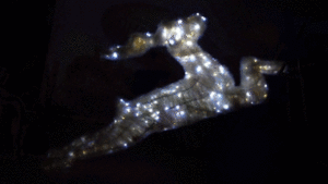 Светодиодный Олень лежачий. 2 м