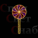 Светодиодная консоль "Леденец" Красно-фиолетовый 